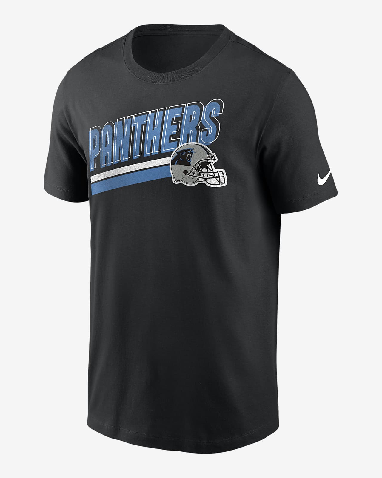Carolina Panthers Essential Blitz Lockup Men's Nike NFL T-Shirt