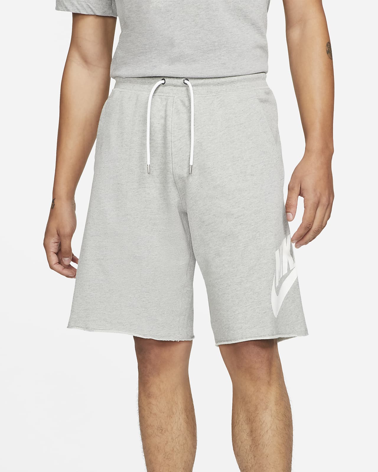 nike grey mens shorts