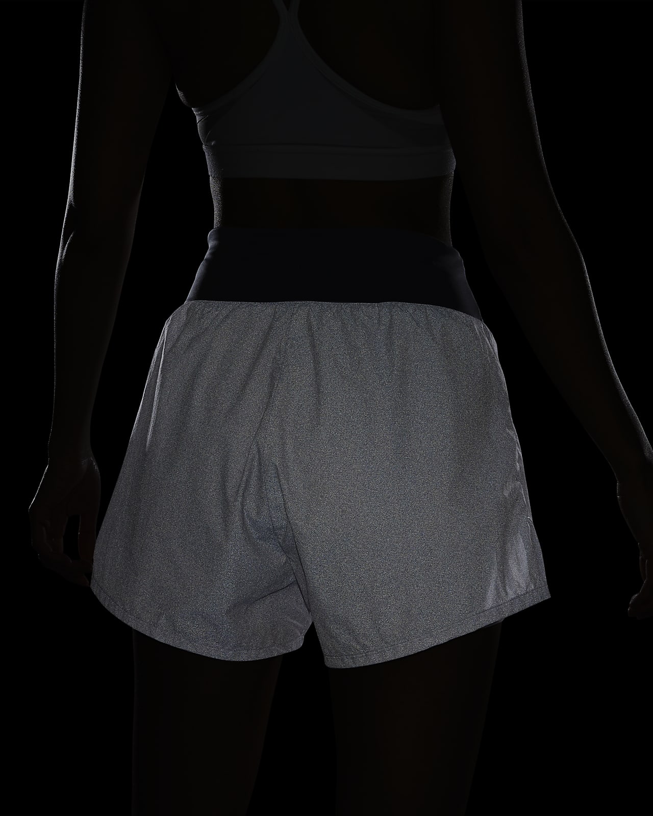 Nike Run Division Women's Mid-Rise 8cm (approx.) 2-in-1 Reflective Design  Shorts