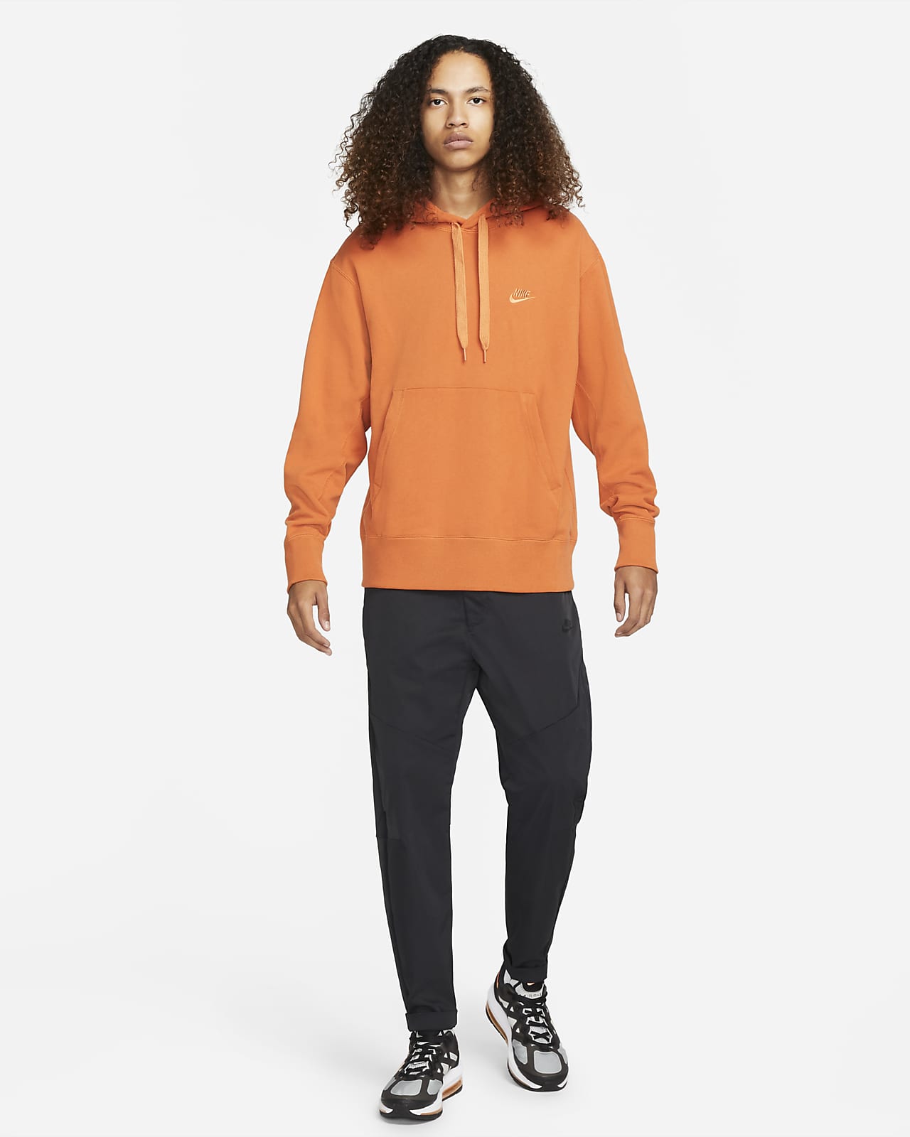 Nike Sportswear Men's Classic Fleece Pullover Hoodie. Nike GB