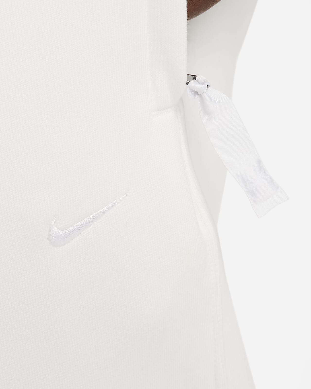 Nike Solo Swoosh Men's Fleece Pants, Canyon Rust/White, Large