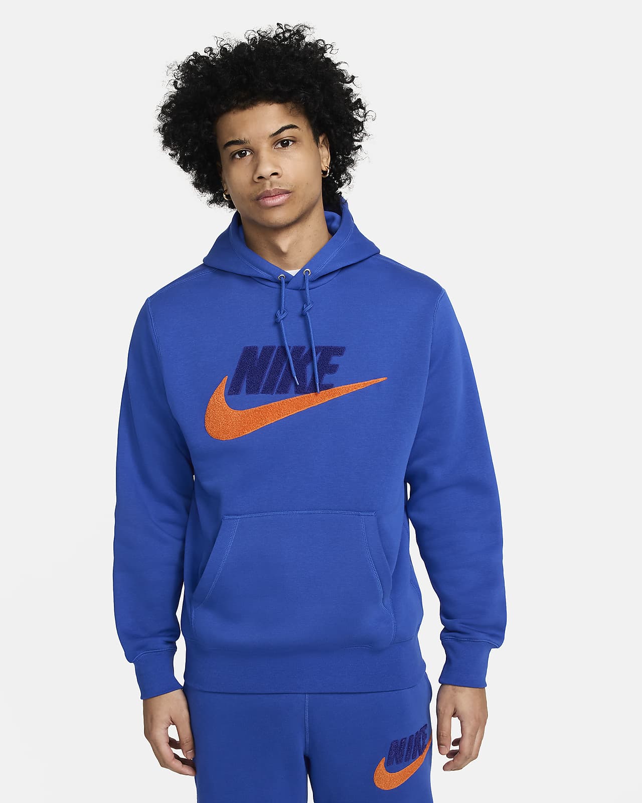 Men's Nike Sportswear Swoosh Contrasting Colors Large Logo Hooded Wove -  KICKS CREW