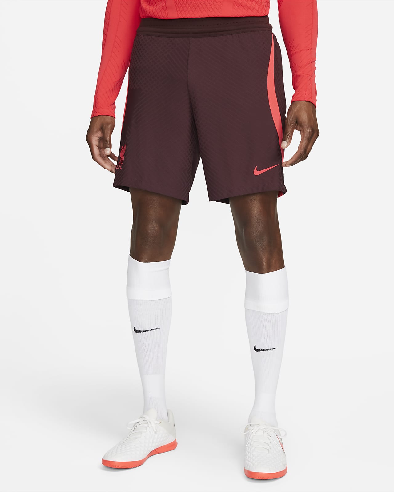 Liverpool FC Strike Elite Nike Dri-FIT ADV Herren-Fußballshorts aus Strickmaterial
