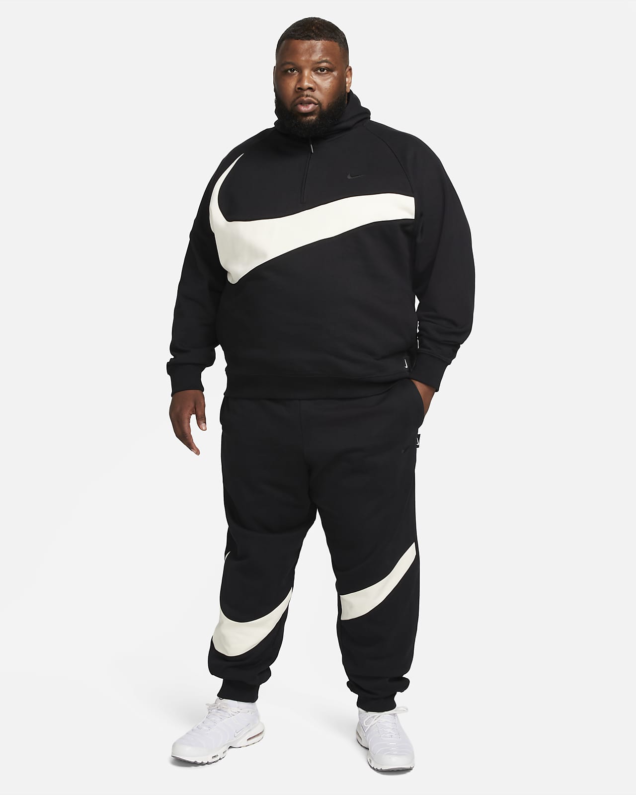 Nike Size S Sportswear Men's Big Swoosh Fleece Pants Limited Style 