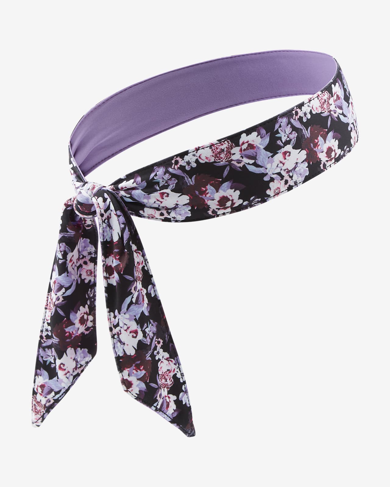 purple nike head tie