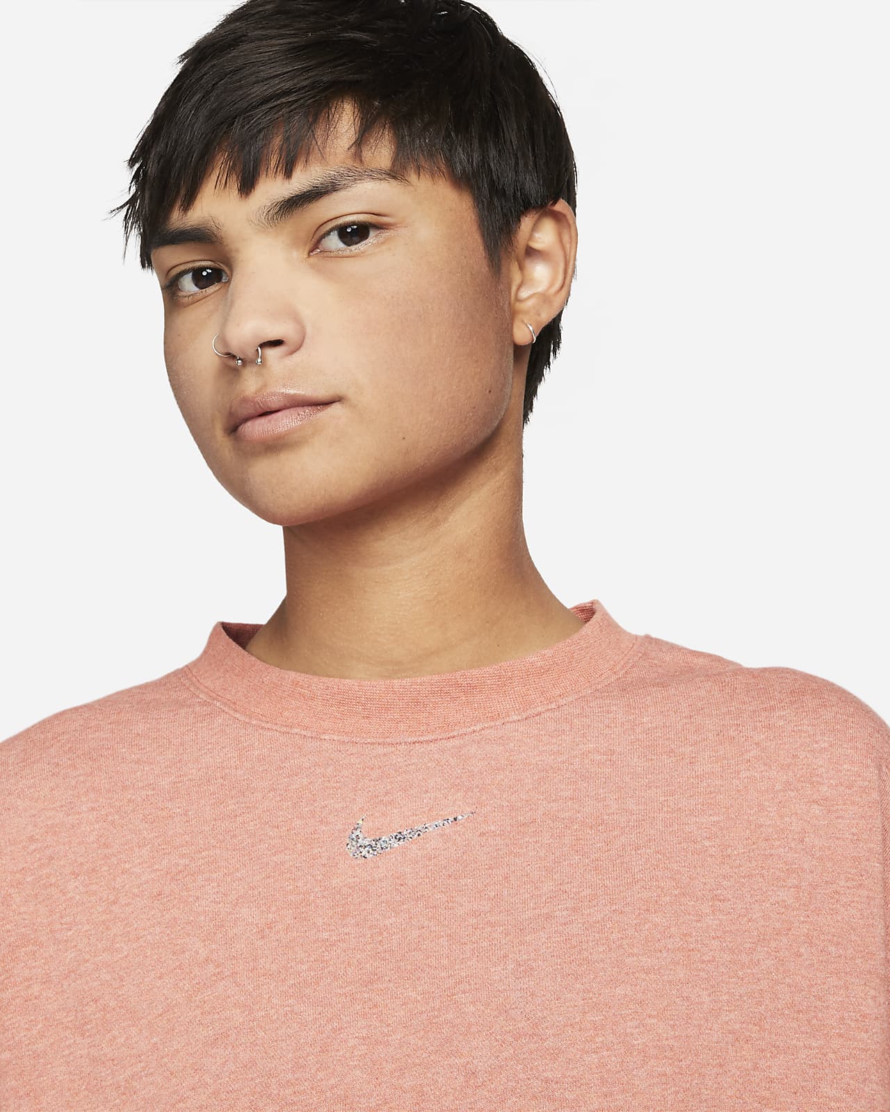 Nike Sportswear Collection Essentials Sudadera de tejido Fleece oversize -  Mujer. Nike ES