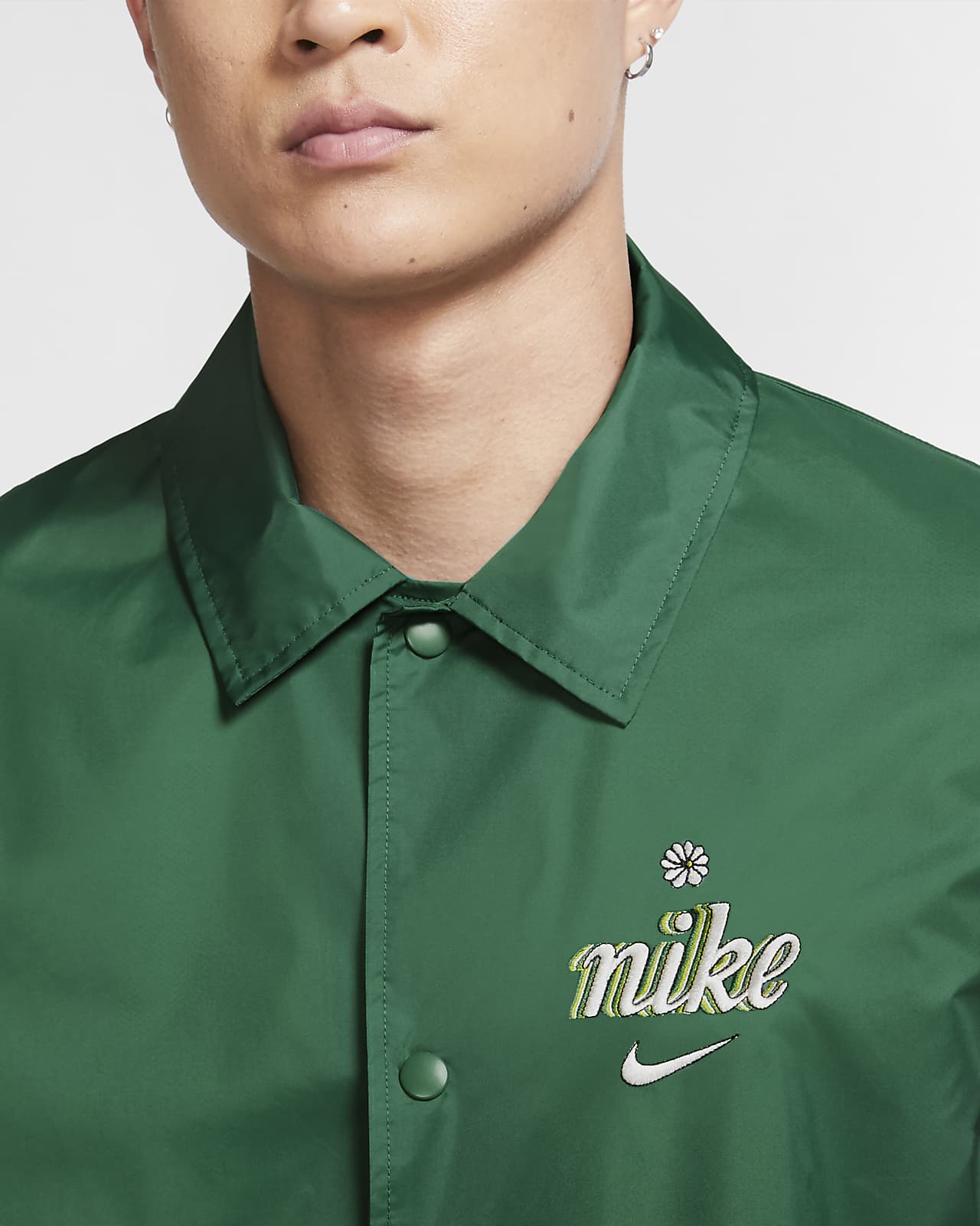 nike short sleeve coaches jacket