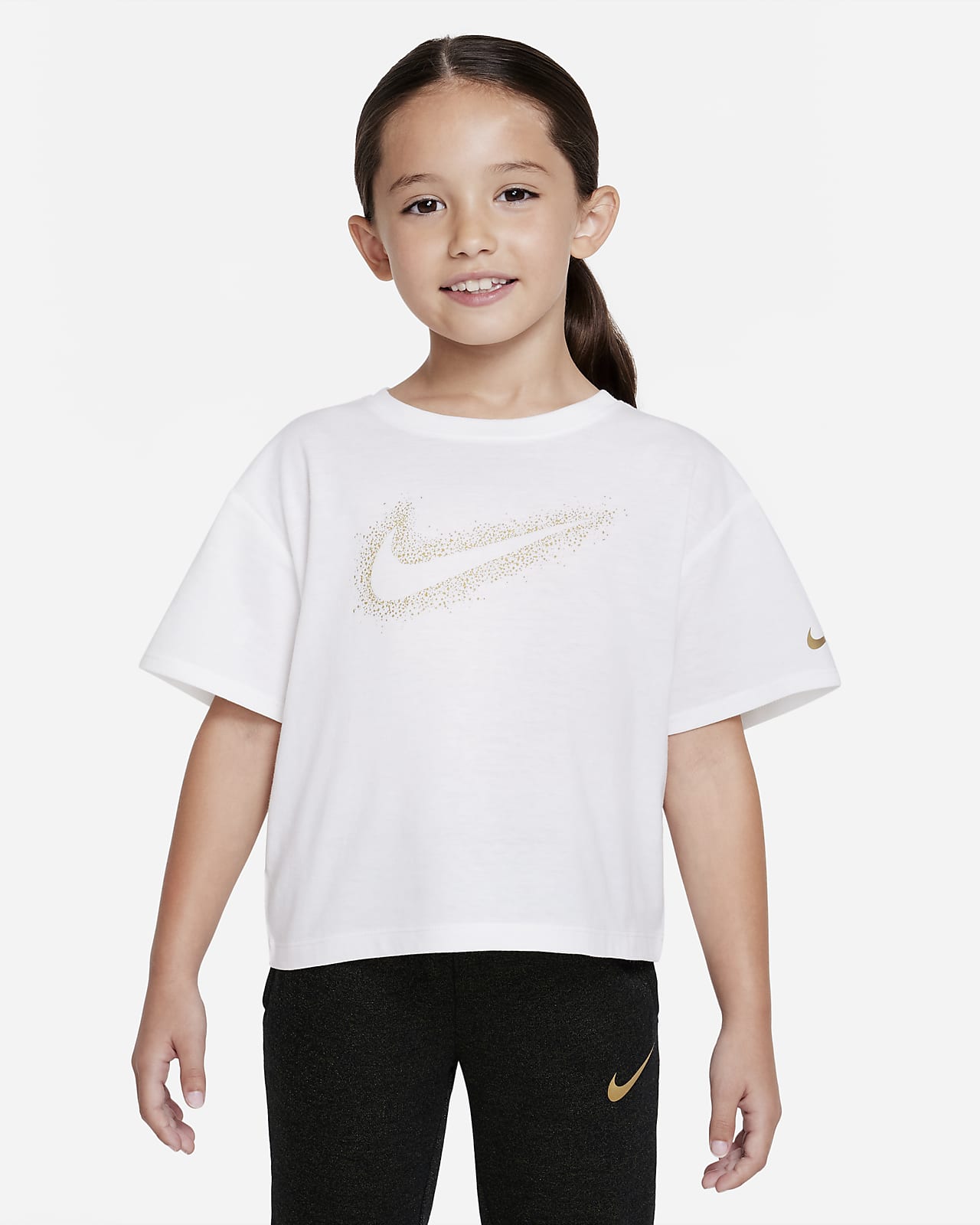 NIKE公式】ナイキ シャイン パック ボクシー Tシャツ リトルキッズ T