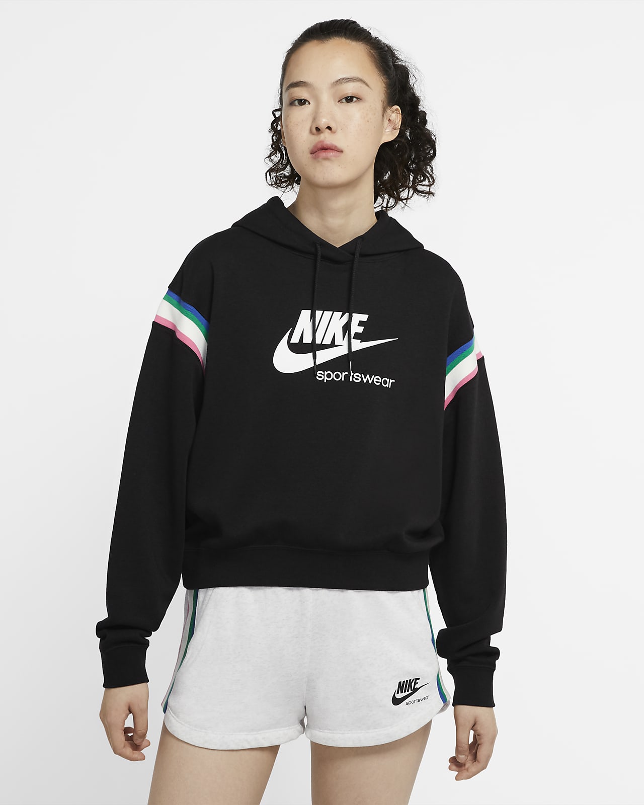 nike sportswear heritage pullover hoodie