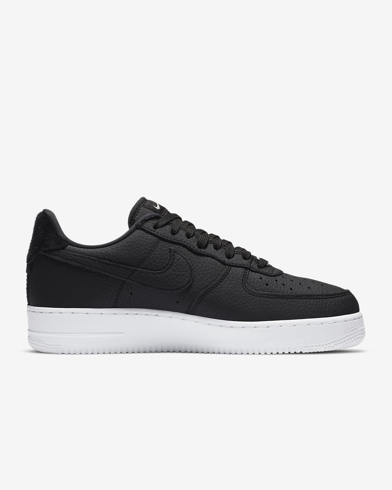 air force 1'07 erkek siyah sneaker
