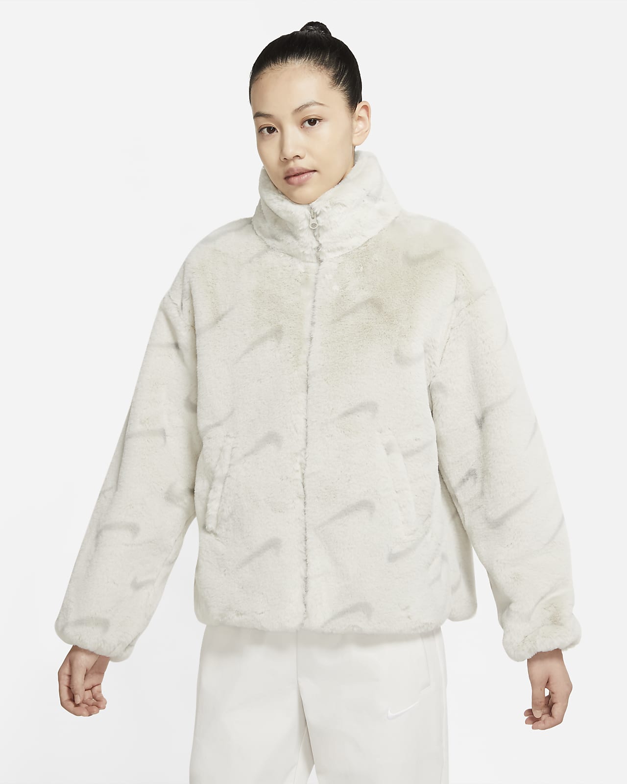 Nike Sportswear Plush Women's Printed Faux Fur Jacket