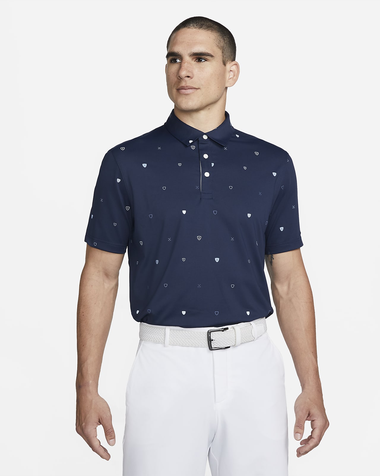 Nike Dri-FIT Player Golfpolo met print 