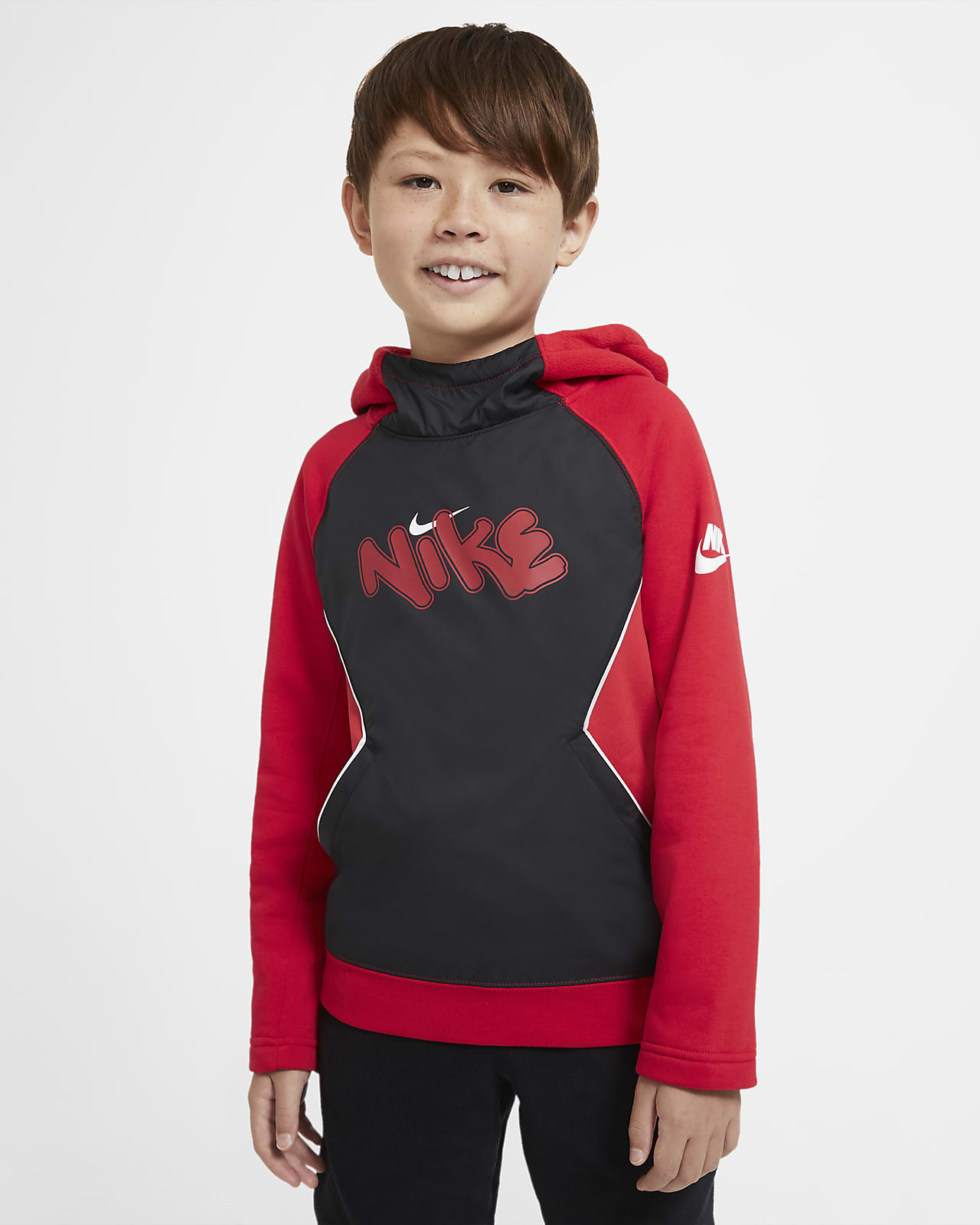 Nike Sportswear Club Fleece Big Kids' (Boys') Pullover Hoodie Nike Sportswear Club Fleece Big Kids' (Boys') Pullover Hoodie