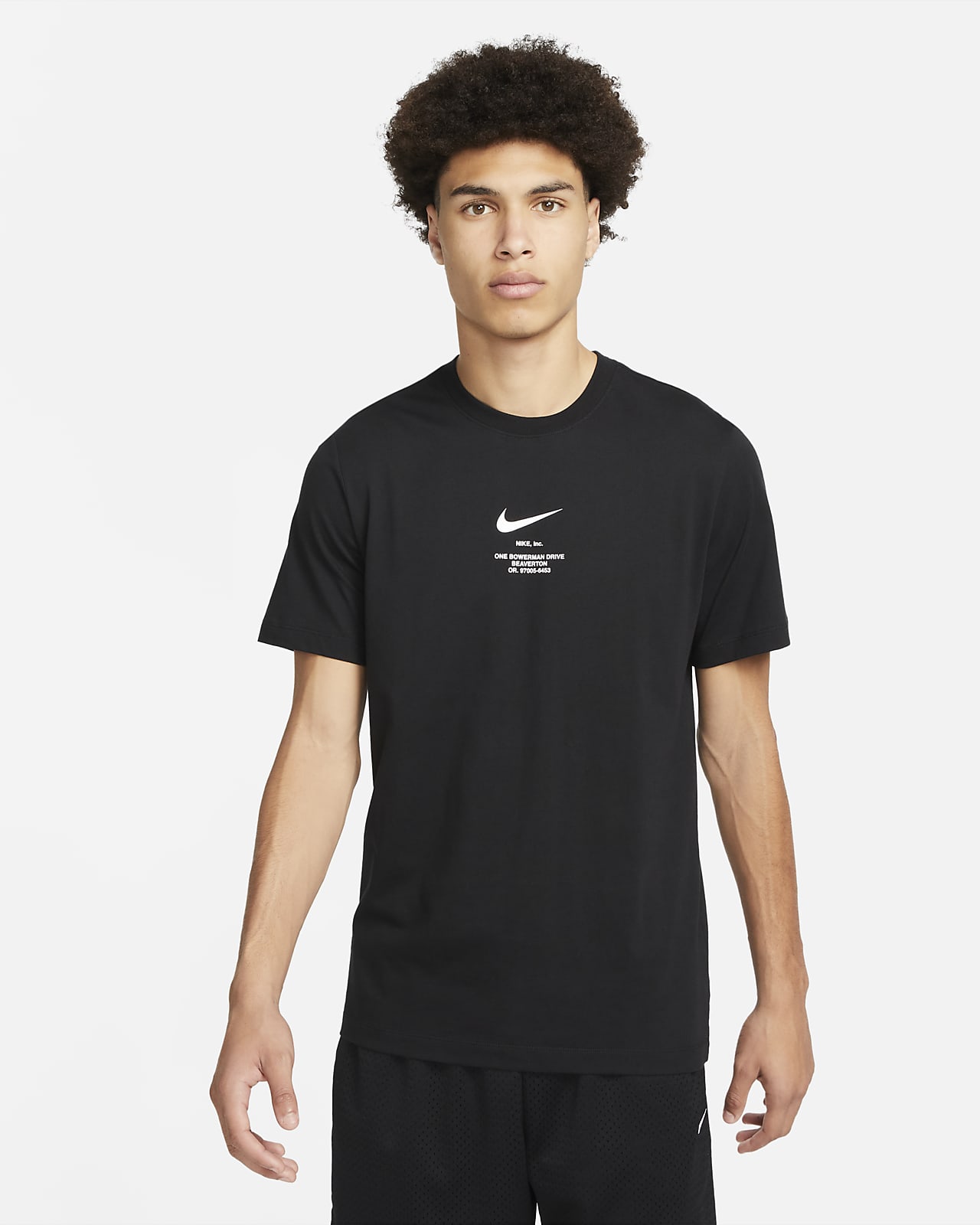 Nike, Yoga Dri-FIT teknisk t-skjorte herre, root, Blå