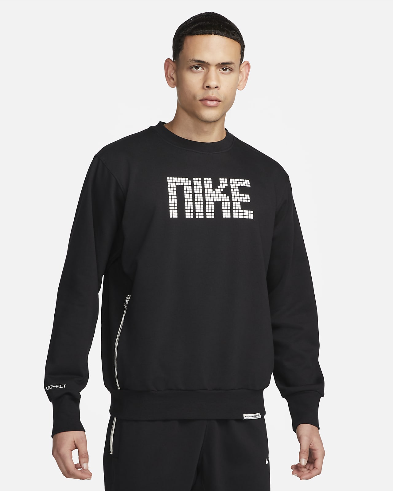 Sudadera de cuello redondo de f tbol para hombre Nike Dri FIT