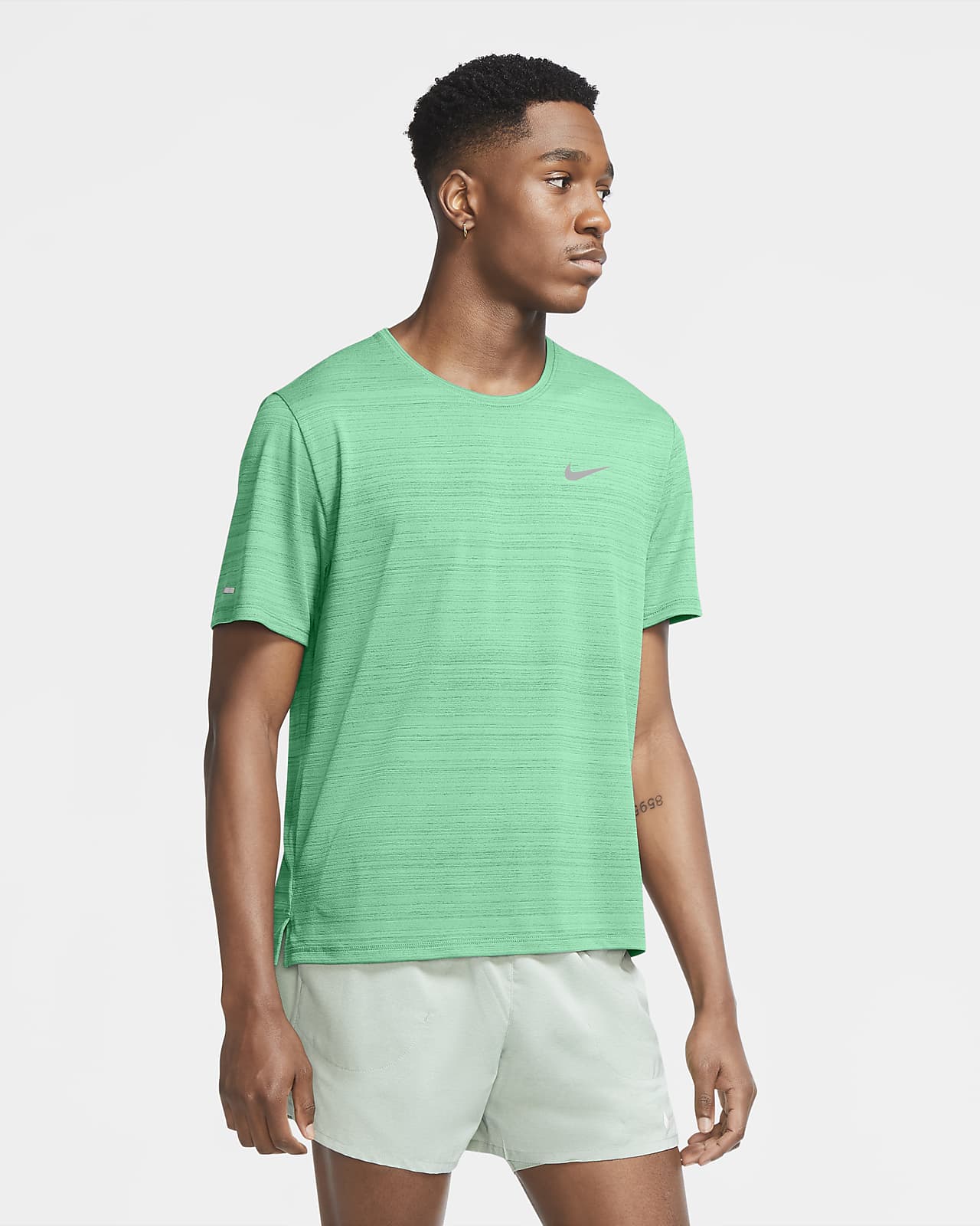 Nike dri fit miler green Clearance