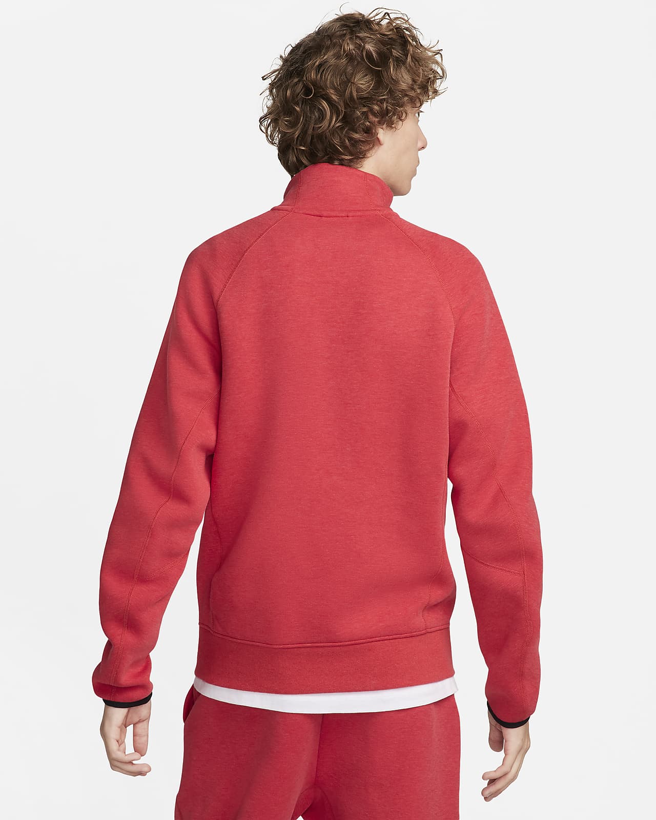 Nike Tech Fleece Grey Shorts - Puffer Reds
