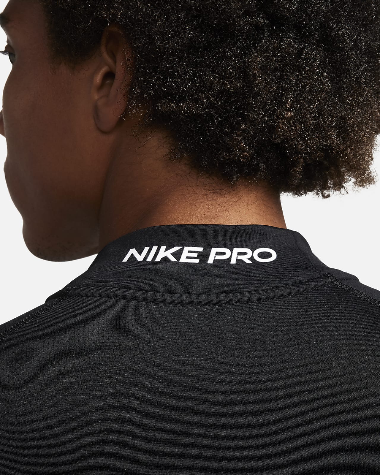 Nike Pro Men's Dri-FIT Warm Long-Sleeve Fitness Mock.