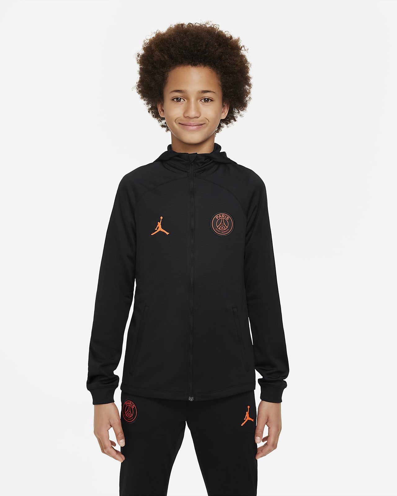 Paris Saint-Germain Strike Nike Dri-FIT knit voetbaltrainingspak voor kids.  Nike NL