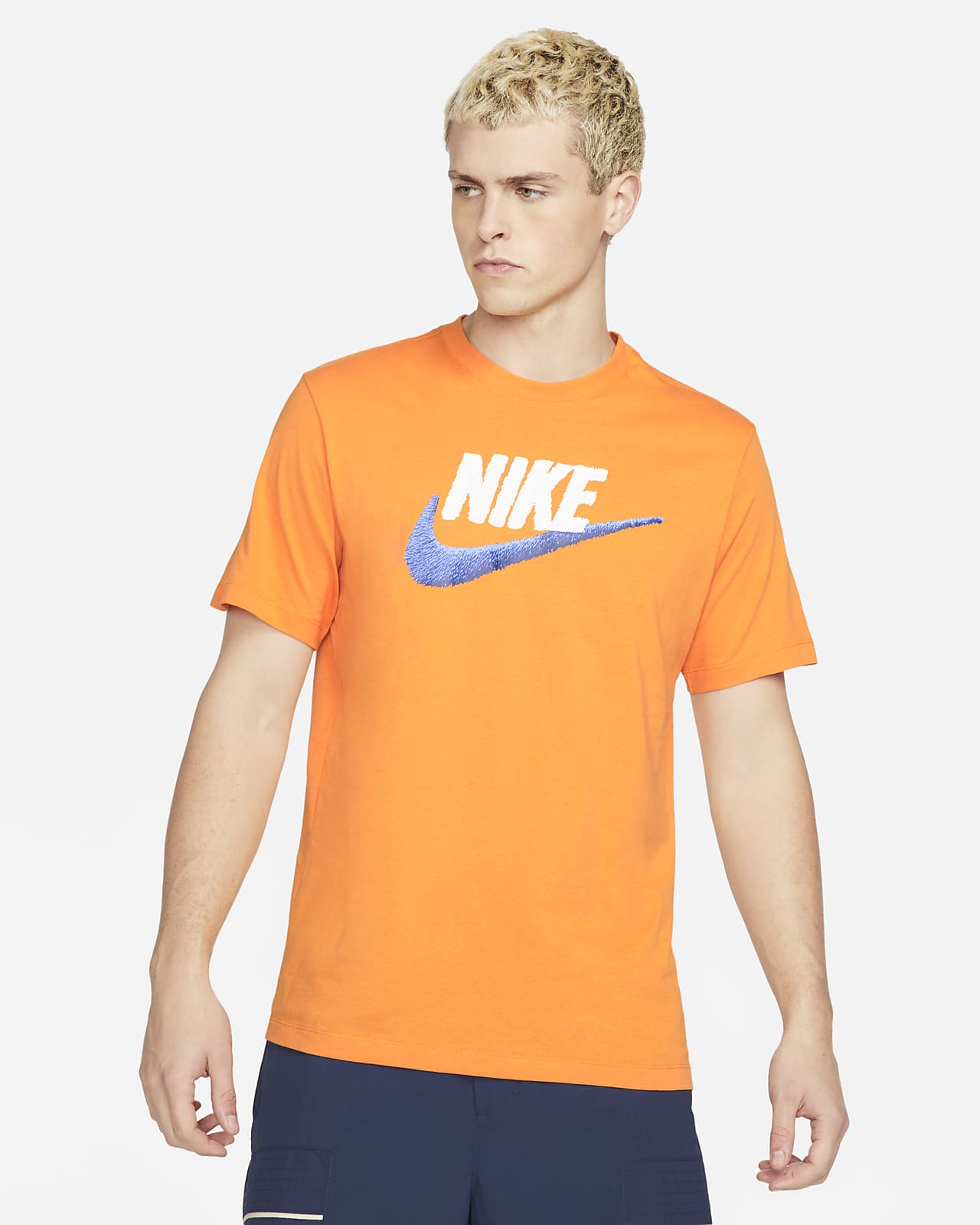 orange t shirt mens nike