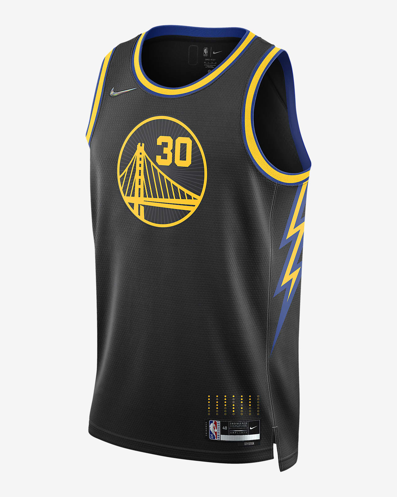 Golden State Warriors City Edition Nike Dri-FIT NBA Swingman mez