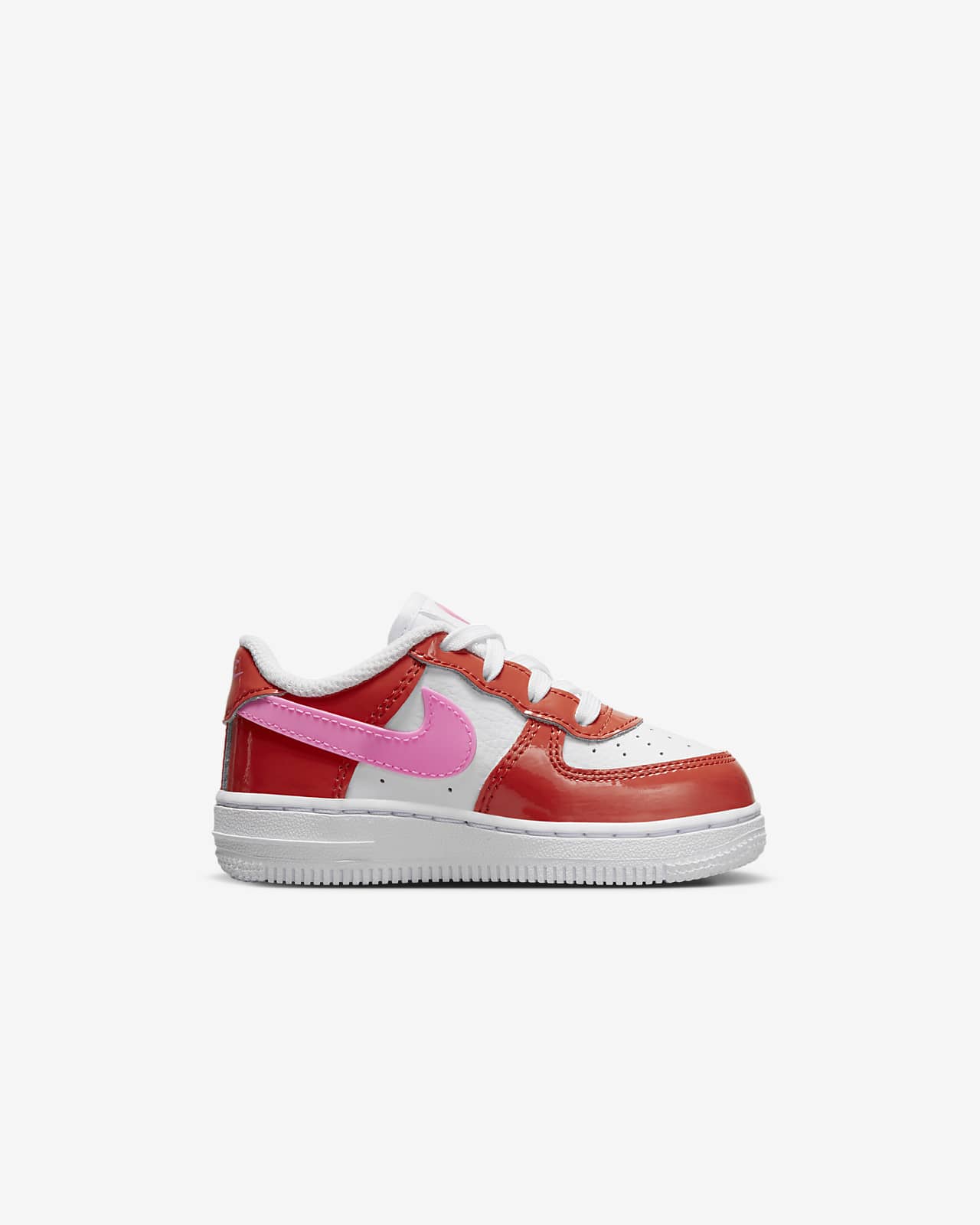 Nike Force 1 Lv8 Baby/toddler Shoes In Picante Red/pink Spell/white