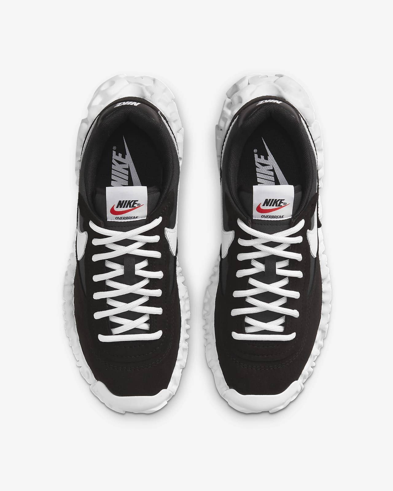 nike overbreak black and white