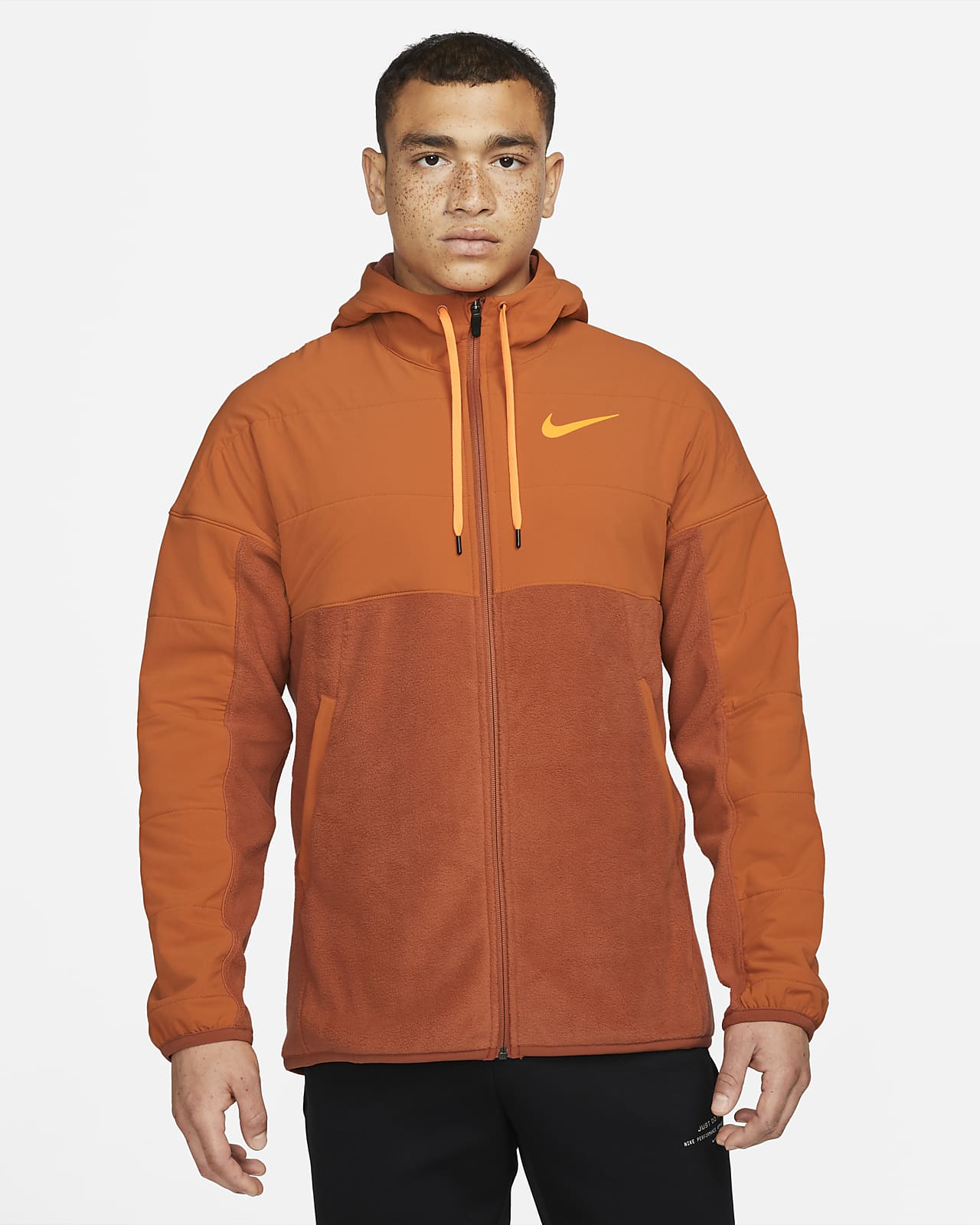 Nike Therma-FIT Sudadera con capucha de entrenamiento con cremallera completa para el invierno - Hombre