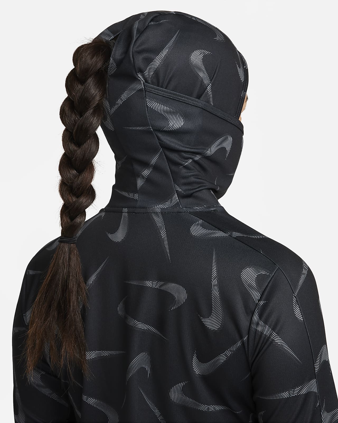Nike Swoosh Women's Hooded Printed Running Jacket. Nike LU
