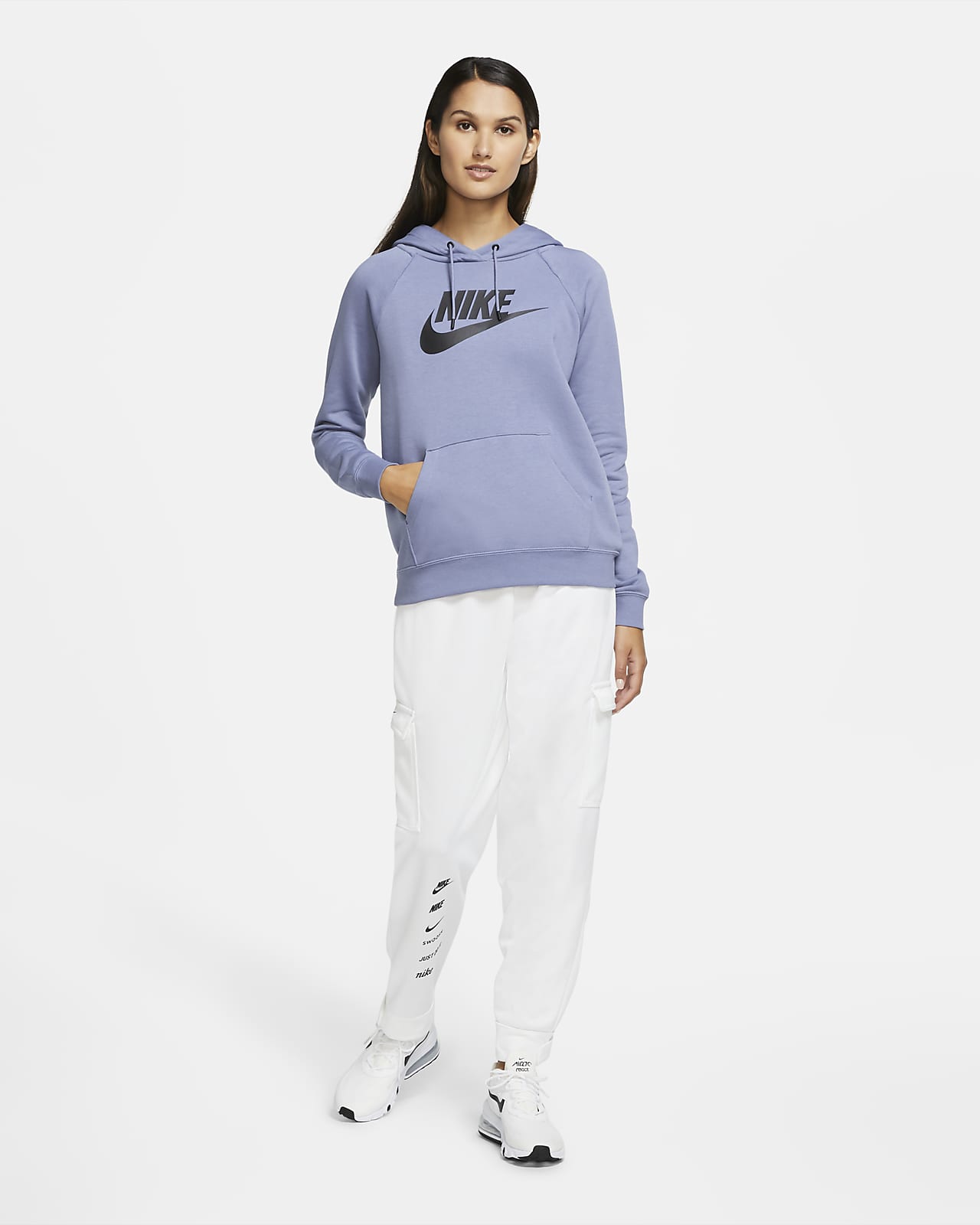 nike sportswear essential pullover fleece hoodie