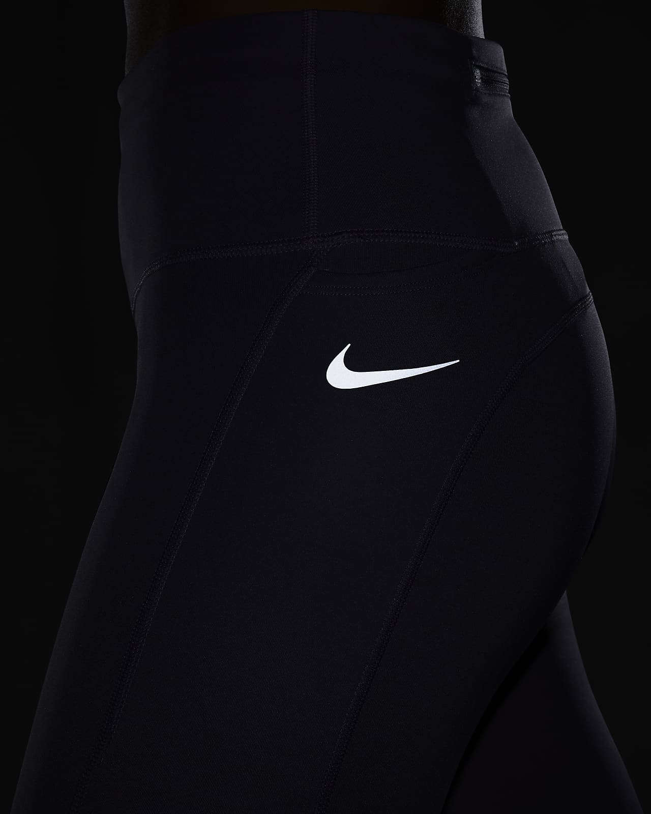 Buy Nike Black One Cropped Leggings from Next Ireland