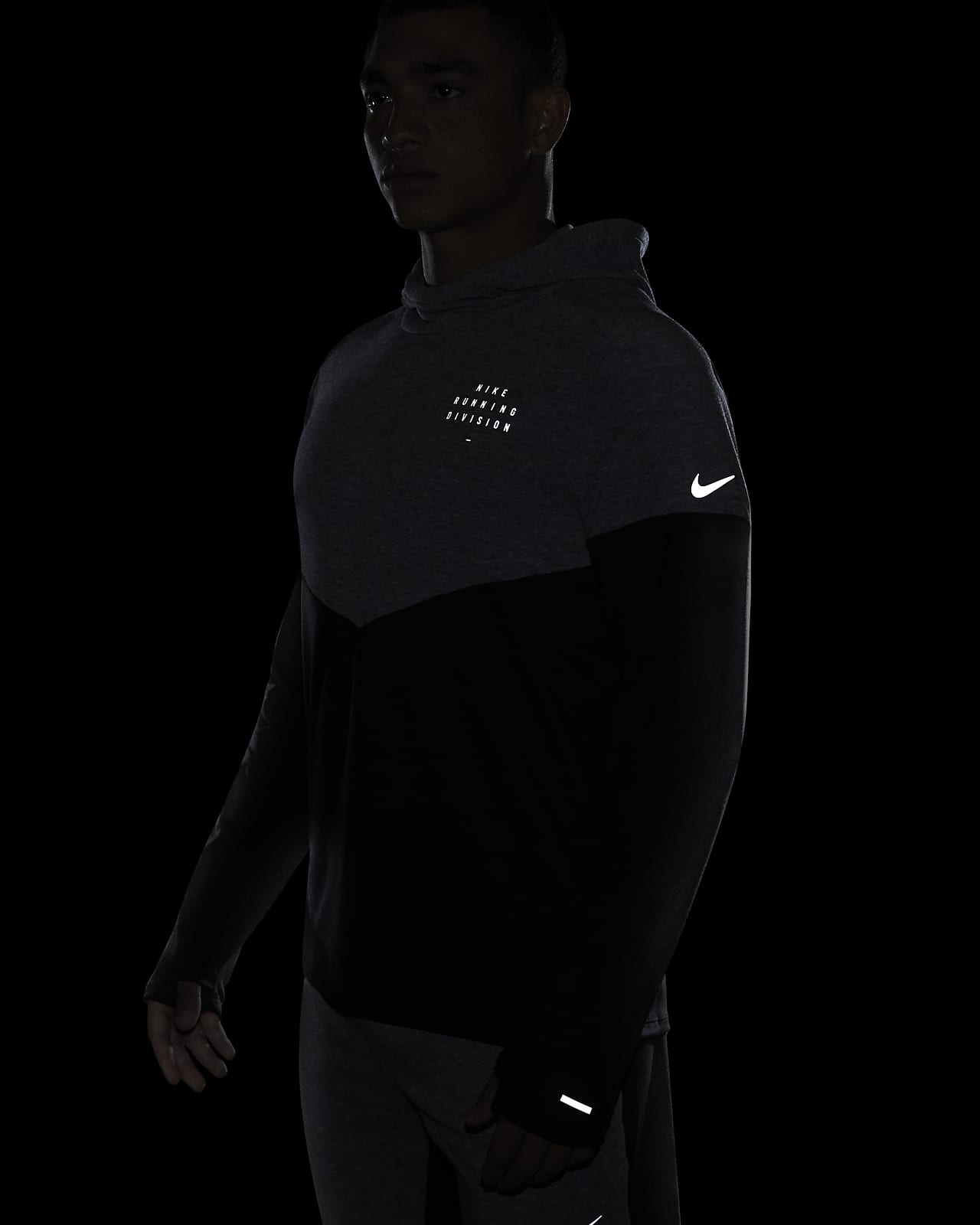Felpa da running con cappuccio Nike Therma-FIT Run Division - Uomo. Nike CH