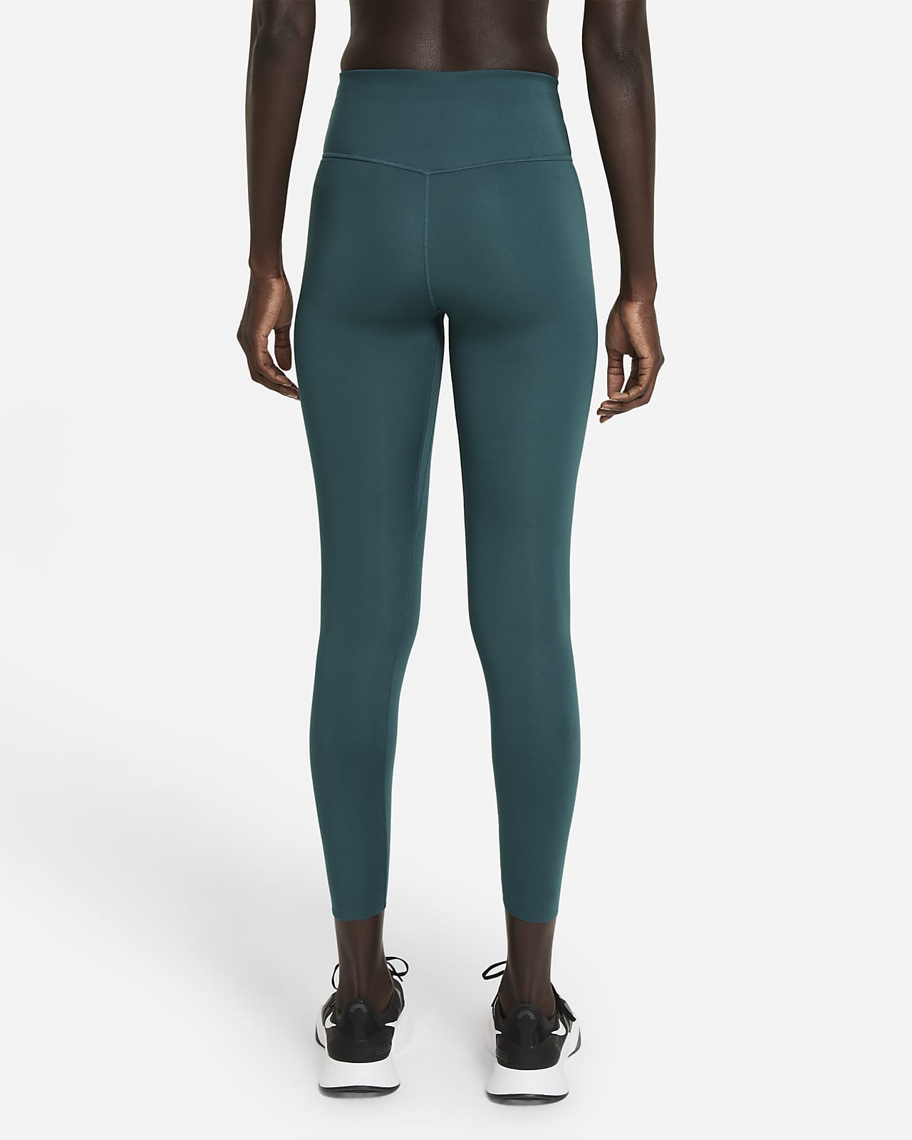 lululemon - Lululemon Dark Green Leggings 7/8 Length on Designer Wardrobe