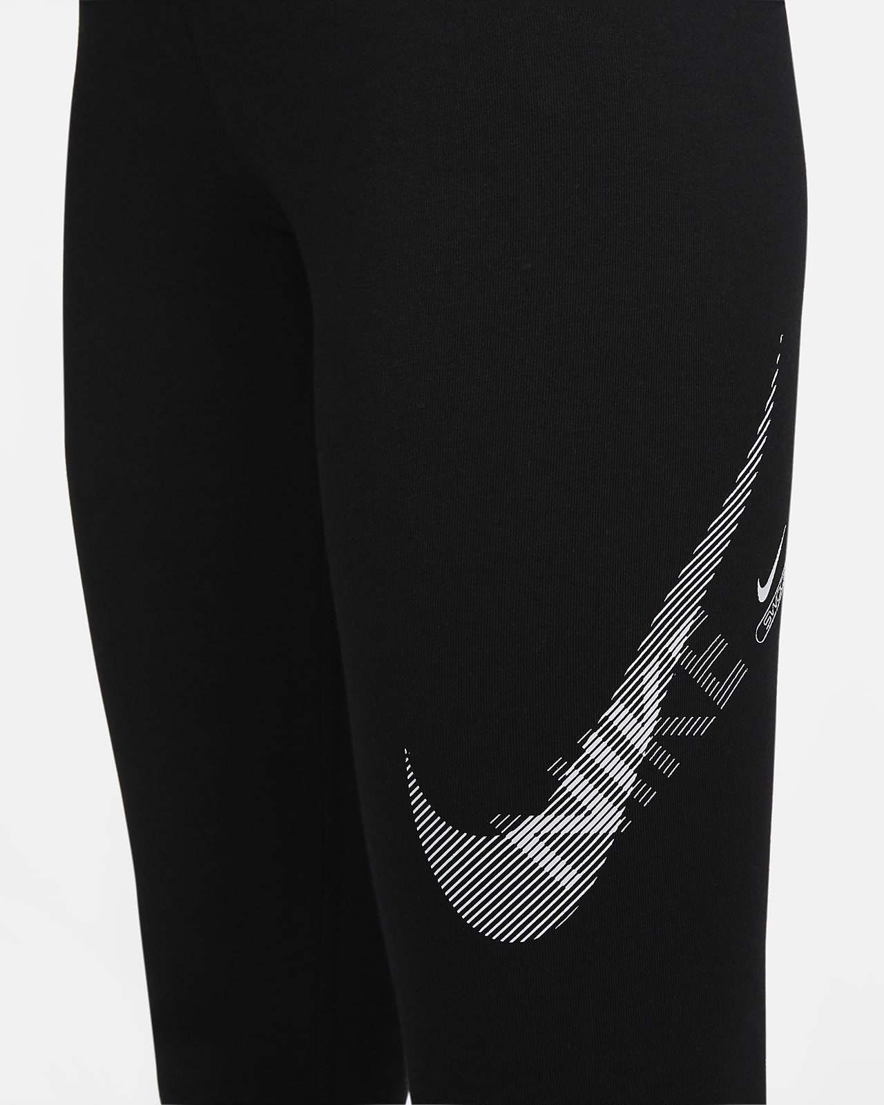 Nike Running/Gym Leggings (DM7767-010) Black and White Size XL