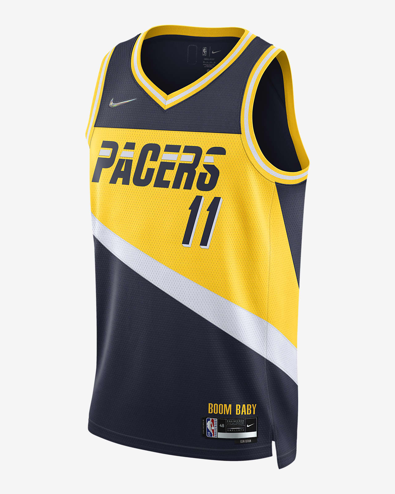 شوكولاته بابلي Indiana Pacers City Edition Nike Dri-FIT NBA Swingman Jersey شوكولاته بابلي
