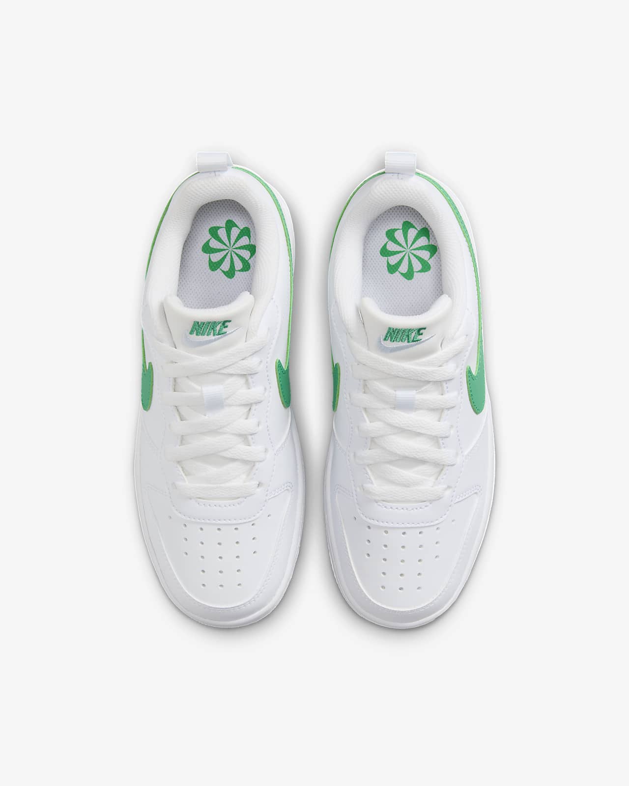 Tenis nike court borough low sales blancos