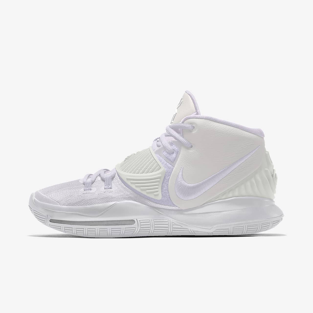 all white kyrie basketball shoes