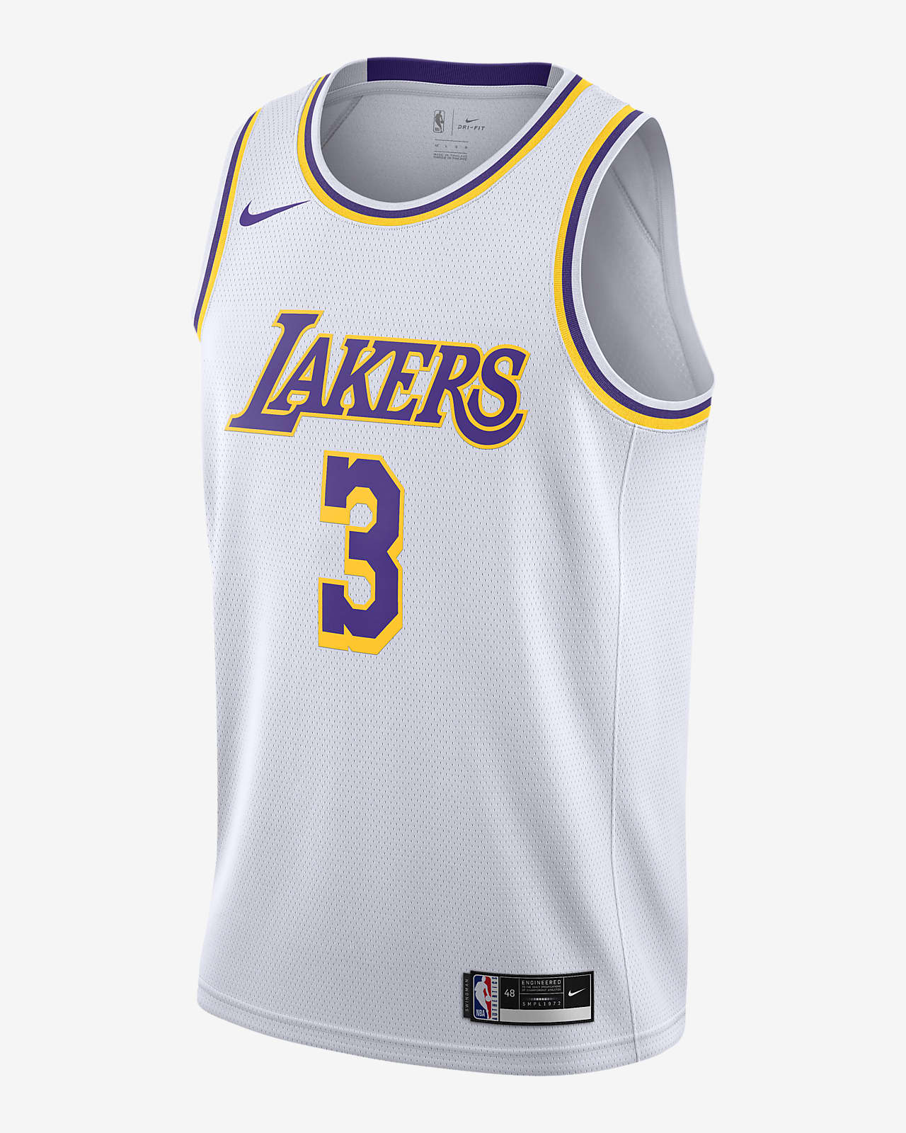 anthony davis jersey lakers white