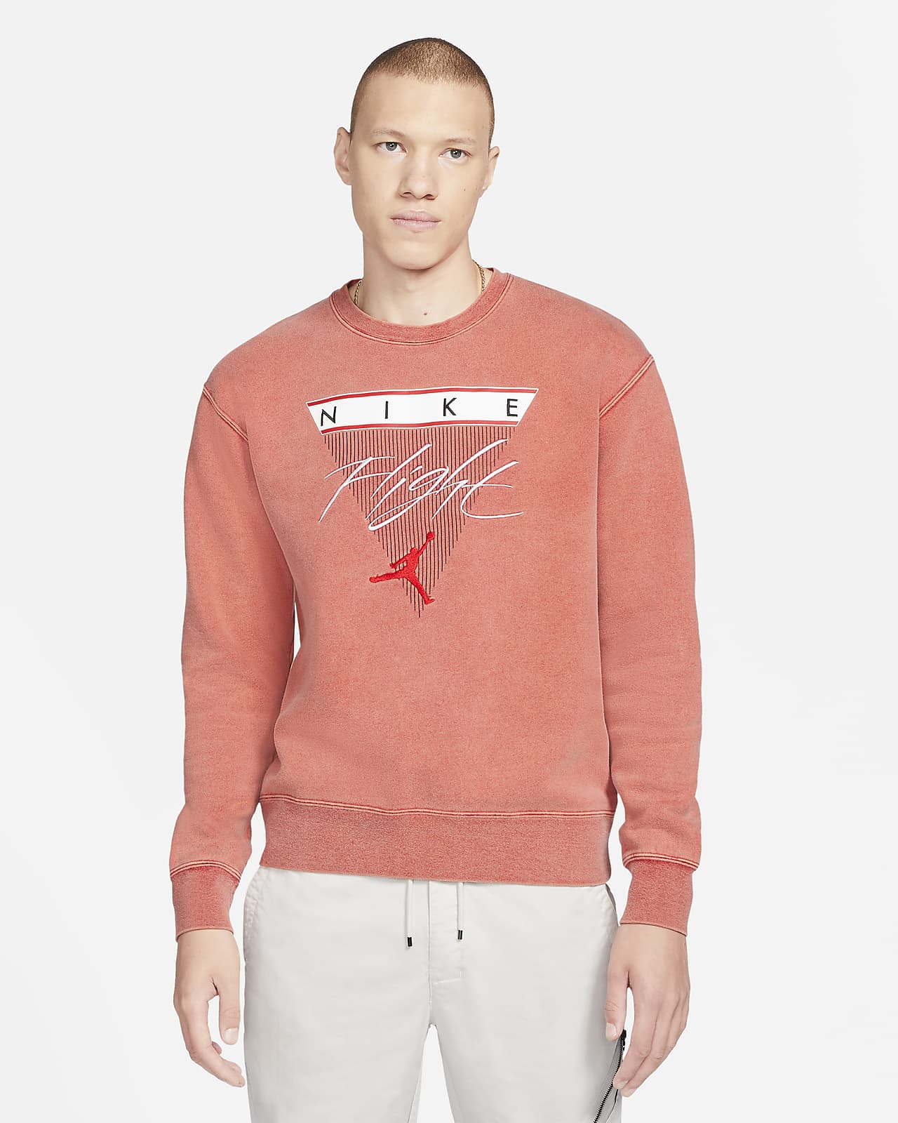 Graphic Fleece Crew Sweatshirt. Nike SA