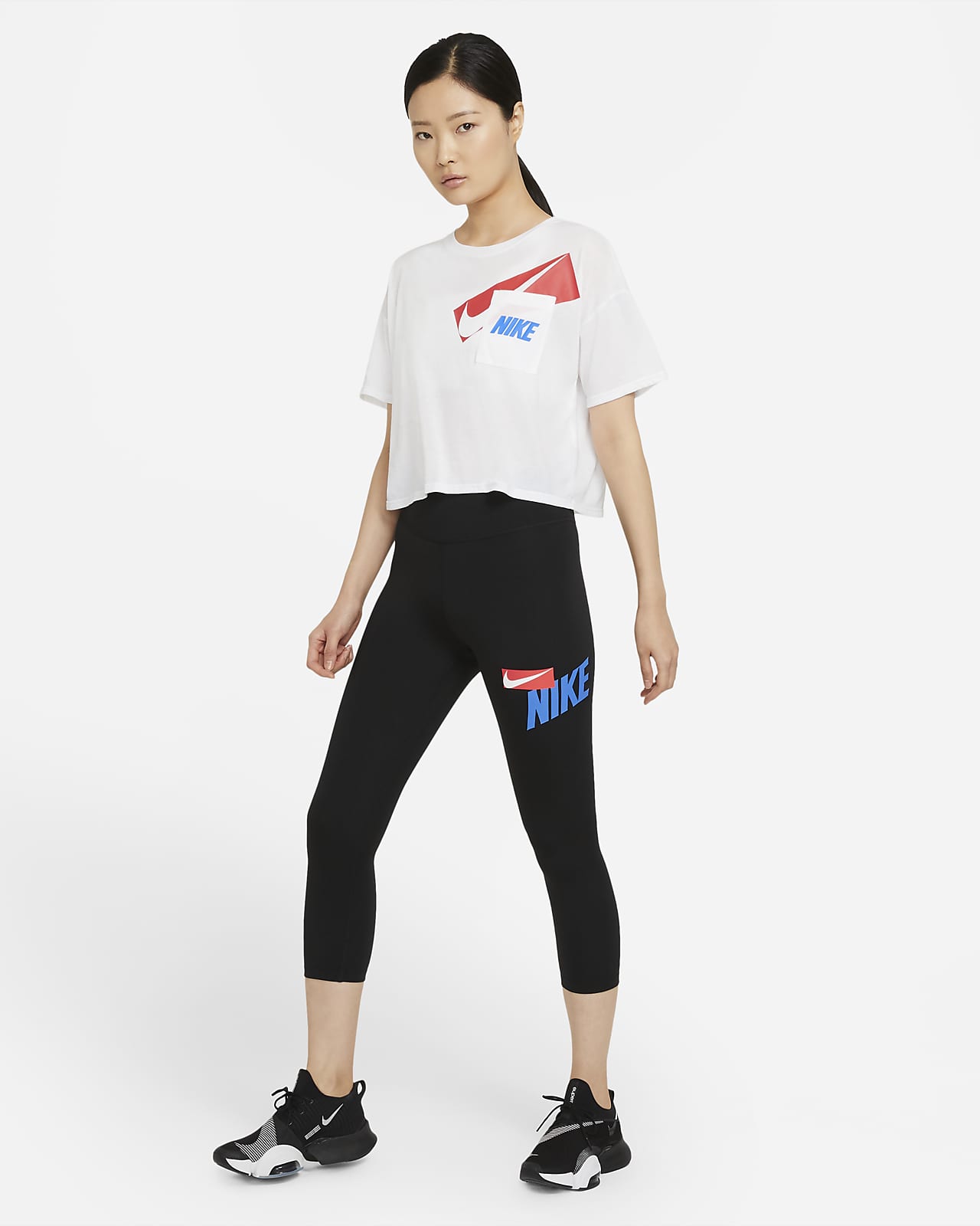 nike women's graphic leggings