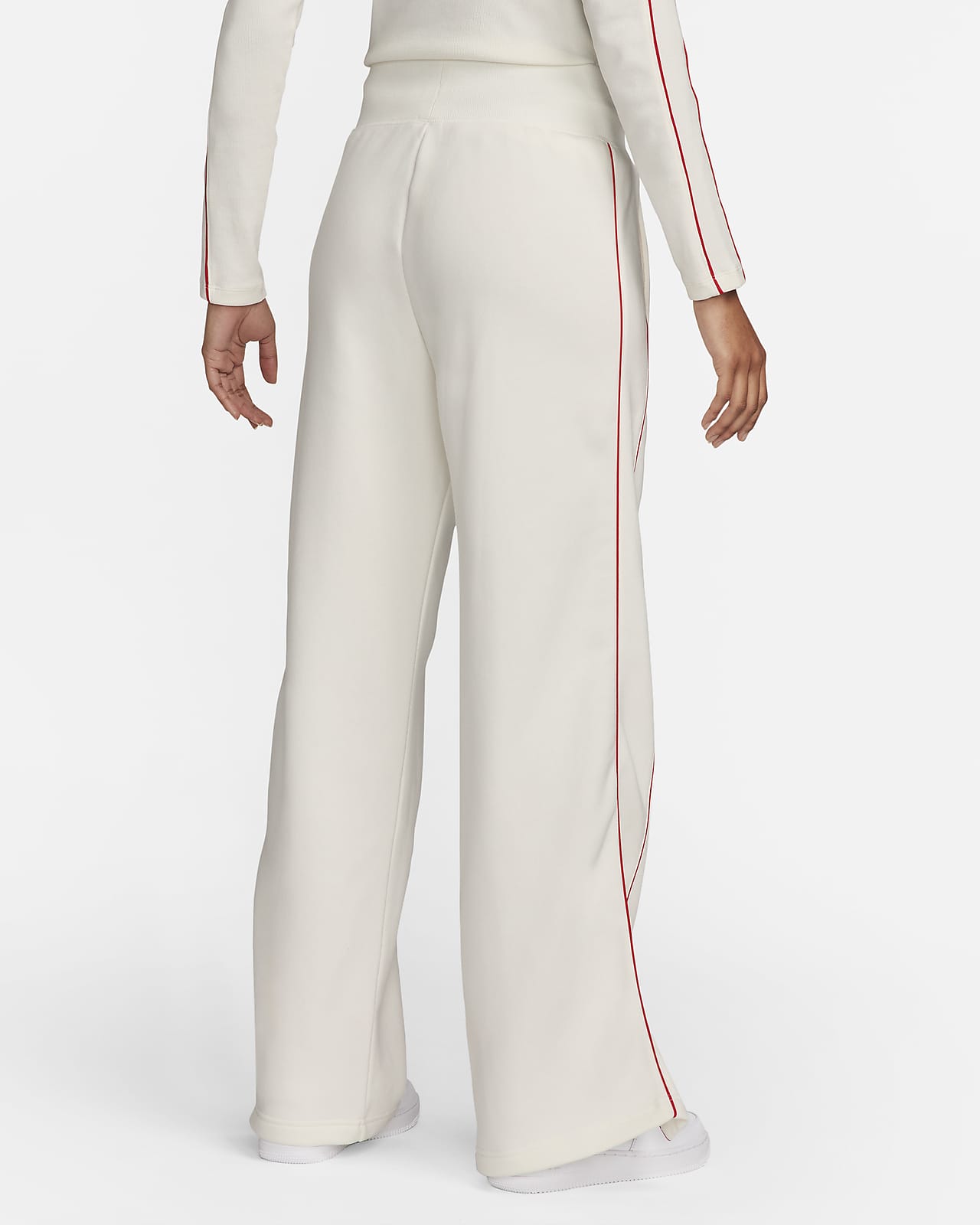 Shop Nike Tech Fleece Slip Zip Pants FN7129-110 white