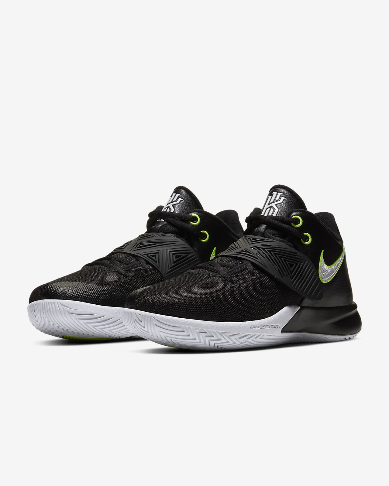 kyrie flytrap 3 black and white
