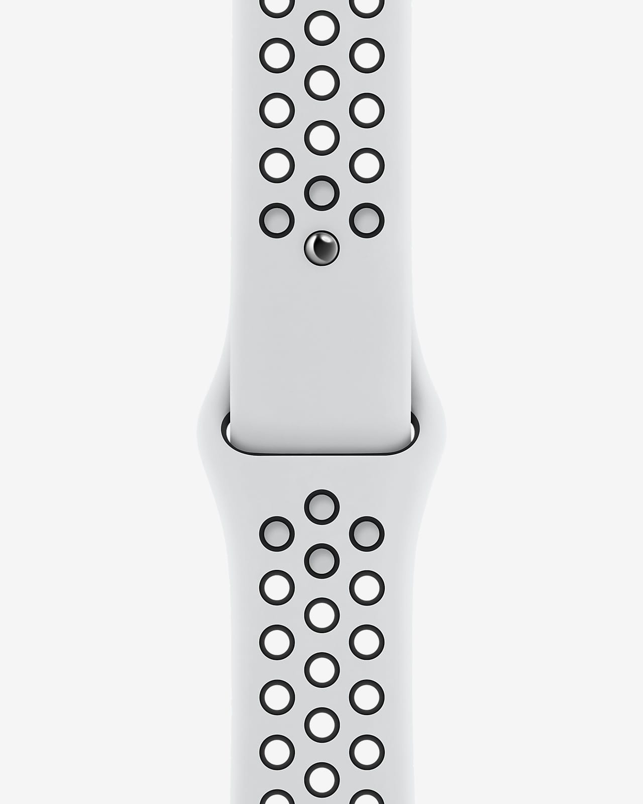 Apple Watch Series 7 (GPS) met 45-mm kast van sterrenlicht aluminium en  sportbandje van Nike. Nike NL