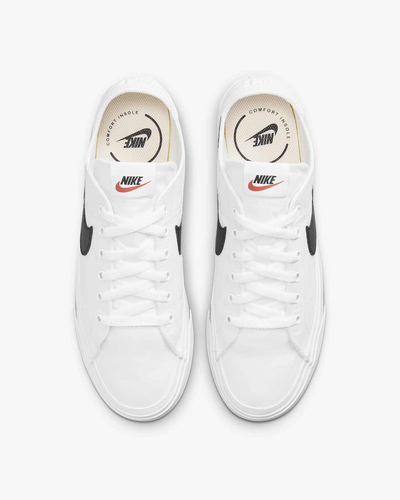 Tênis Nike Court Legacy Canvas Branco/Branco - Espaco Tenis