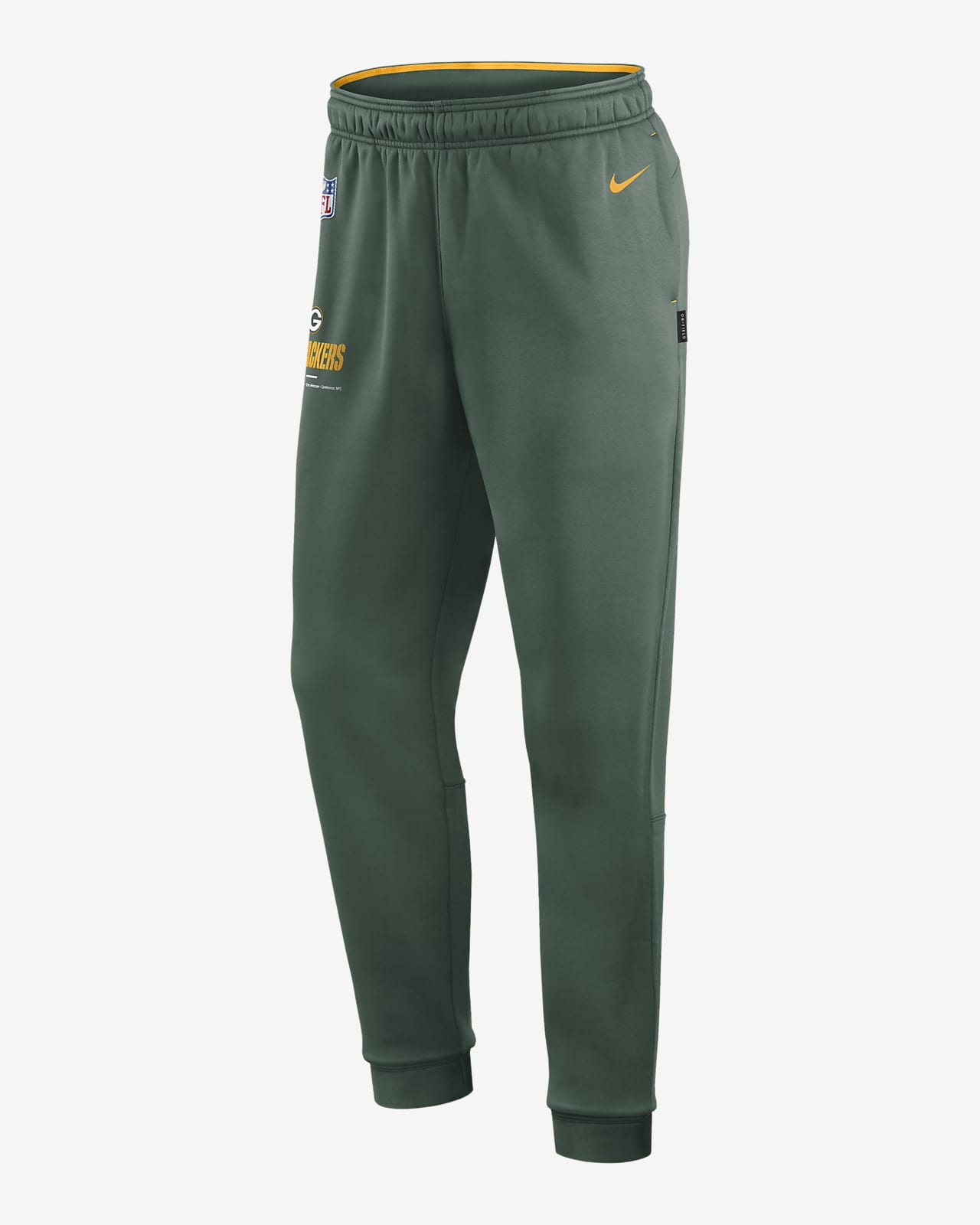 Men's Concepts Sport Charcoal Green Bay Packers Resonance Tapered Lounge  Pants