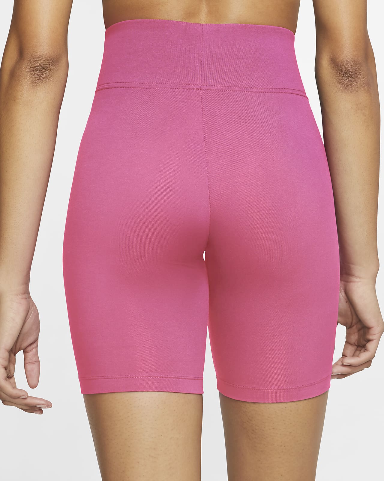 pink nike biker shorts