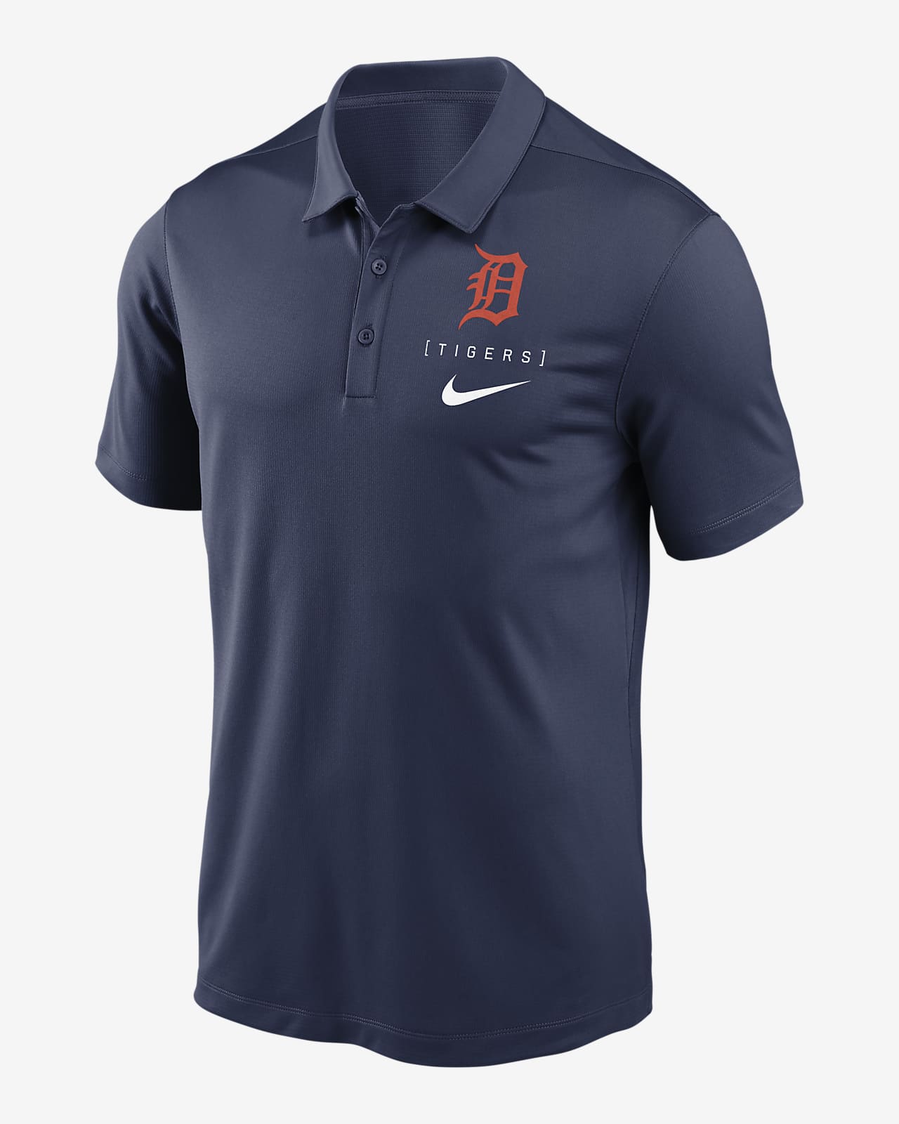 Polo Nike Dri-FIT de la MLB para hombre Detroit Tigers Franchise Logo