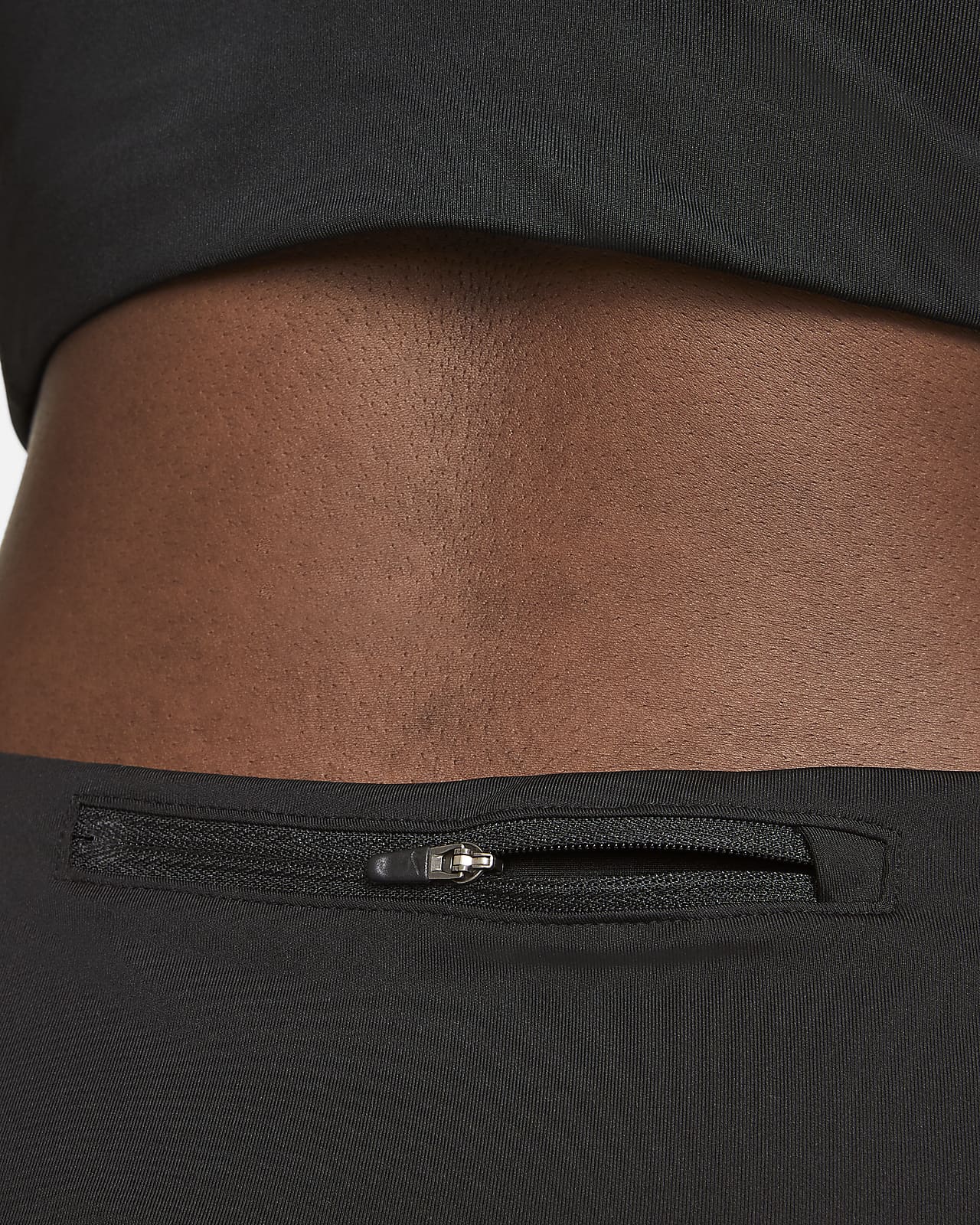 Nike Fast Women's Black Runway Print HR Crop Running Tights