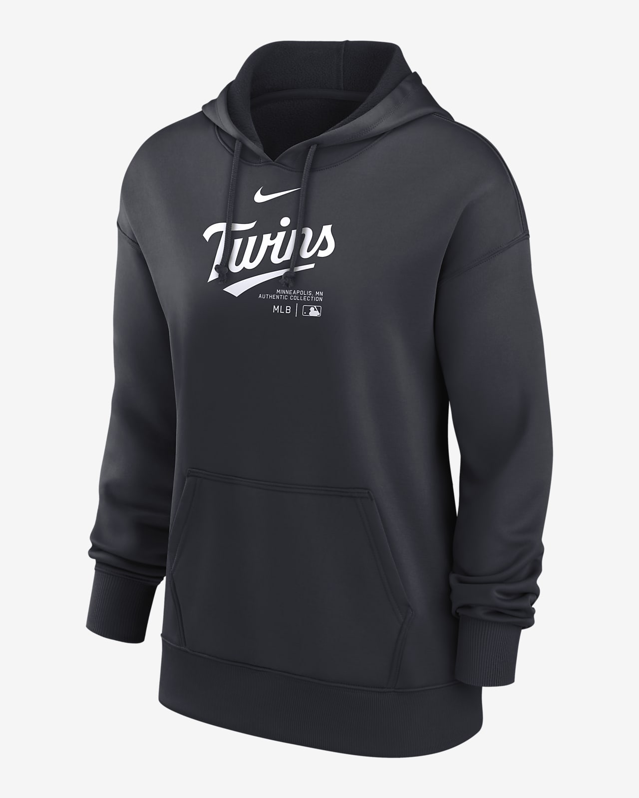 Minnesota Twins Authentic Collection Practice Women's Nike Dri-FIT MLB Pullover Hoodie