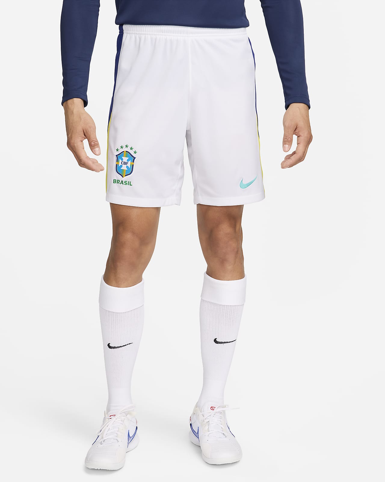 Segunda equipación Stadium Brasil 2024 Pantalón corto de fútbol tipo réplica Nike Dri-FIT - Hombre